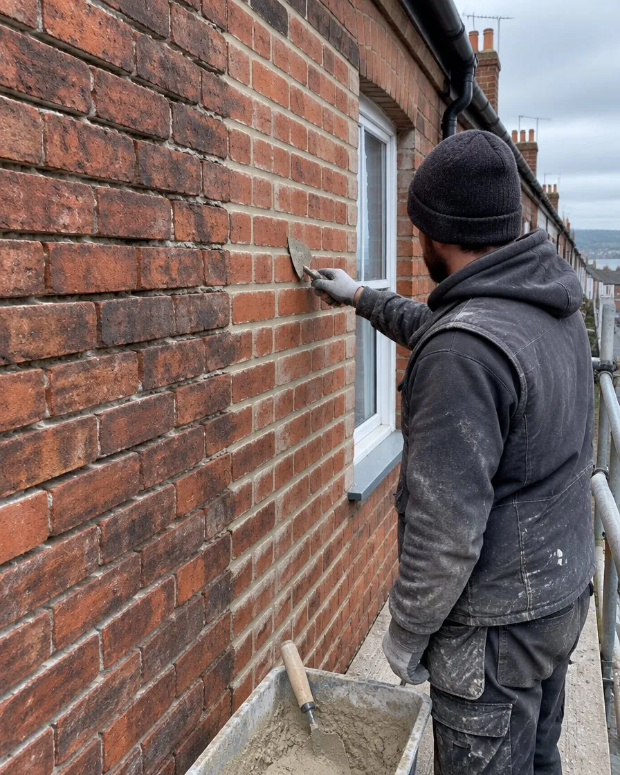 Brickwork and repointing in Teignmouth